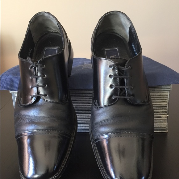 Botticelli Black Leather Cap Toe Oxford Size 11 M main image 15